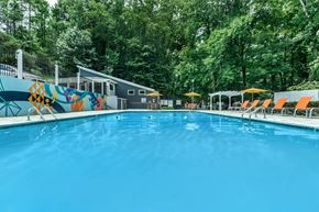 Marietta apartment for rent - Swimming Pool at Crest at East Cobb Apartments, Marietta, GA, 30062