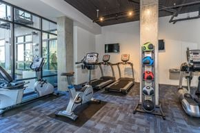 Tacoma apartment for rent - a gym with treadmills and other exercise equipment  at Napoleon Apartments, Tacoma, WA 98402