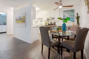 Alameda apartment for rent - Furnished Dining Room at Marine View Apartments, California, 94501