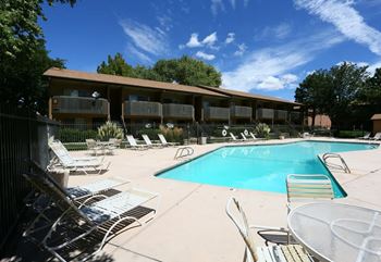 Sparkling swimming pool