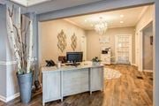 Kansas City townhouse for rent - Clubhouse Reception Desk at Coach House Apartments, Kansas City, MO