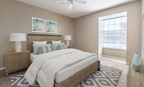 Kansas City apartment for rent - bedroom with furniture