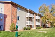 Kansas City apartment for rent - Exterior of building with private patios and balconies