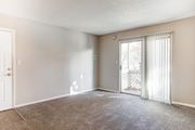 Kansas City apartment for rent - View of living room and door to patio