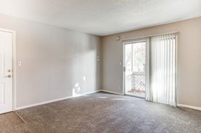 Kansas City apartment for rent - View of living room and door to patio
