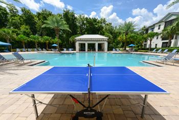 Outdoor ping-pong table