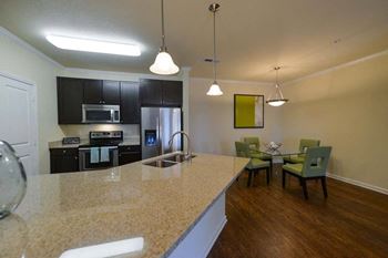 A kitchen or kitchenette at homewood suites by hilton houston stafford sugar