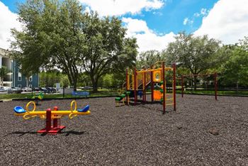 Our apartments have a playground for your little ones