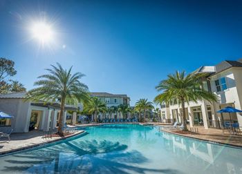 Beach entry pool