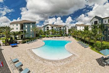 Endless summer beach entry pool