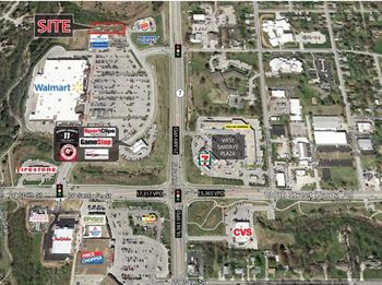 Less than 3 minute drive to west market shopping center