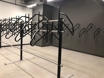 Controlled access bike storage