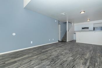 Upgraded plank flooring