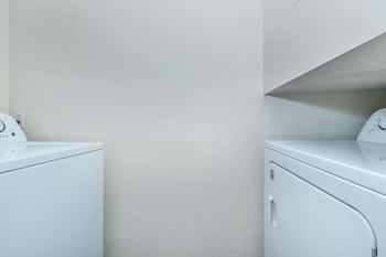 Full-size washer and dryer