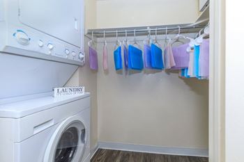 Washer and dryer in home*