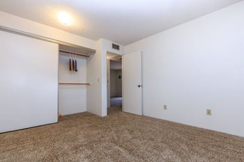 Oversized closets with built in shelving