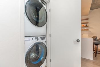 Washer and dryer in home