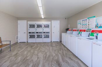 On-site 24-hour laundry facilities