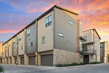 Townhome attached garages