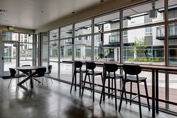 Wi-fi lounge that's as much for social media as social iterations with shuffleboard