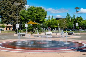 Interactive courtyard designed to inspire play