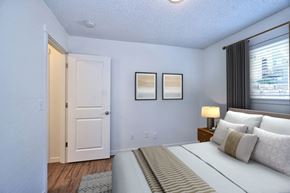 Vancouver apartment for rent - Parc Central_Vancouver WA_ Apartment staged bedroom 1