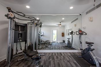 Fully equipped fitness center - including free weights
