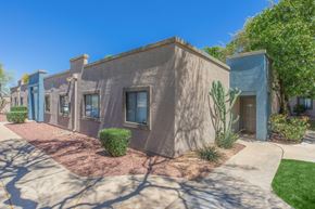Tucson apartment for rent - Modern apartment exterior with desert landscaping at Peak at Oro Valley Apartments, Tucson, AZ