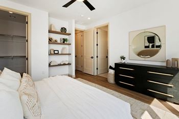 Built-in shelving
