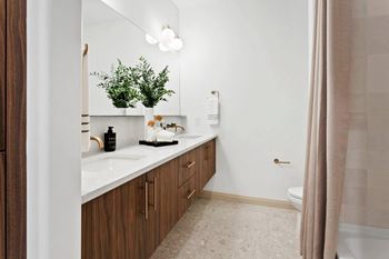Dual sink vanities