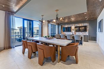Sky lounge with entertaining kitchen