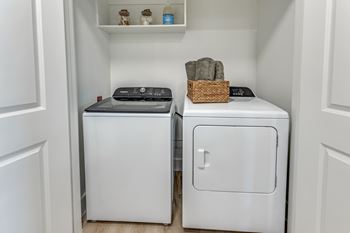 Full-size washer/dryers