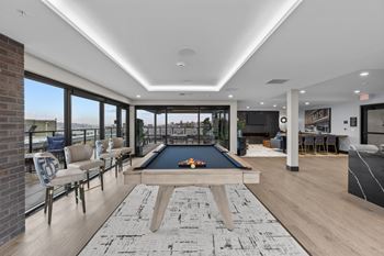 Billiards rooftop lounge