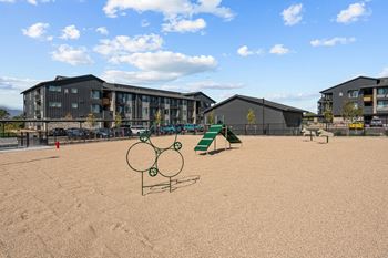 Pet friendly community with pet park and dog washing station
