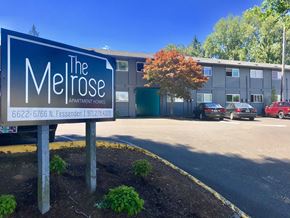 Portland apartment for rent - The Melrose_Portland OR_The Melrose monument Sign