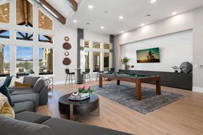 New Braunfels apartment for rent - Alexan Gruene Crossing Apartments in New Braunfels, Texas Clubhouse Lounge with Pool Table
