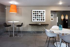 Salt Lake City apartment for rent - The Grove Apartments Bartop Seating Area