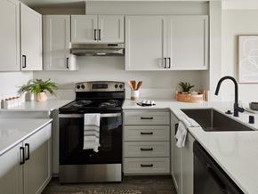 Vancouver apartment for rent - Atrio Apartments Model Kitchen