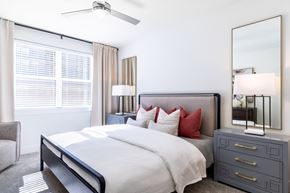 Lewisville apartment for rent - Aura Main Street Apartments in Lewisville, Texas Model Bedroom