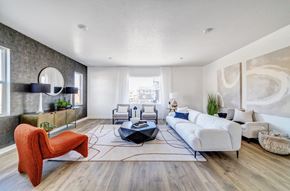 Pleasant Grove apartment for rent - BLVD 120 Townhomes in Pleasant Grove, Utah Model Living Room