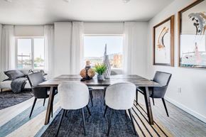 Pleasant Grove apartment for rent - BLVD 120 Townhomes in Pleasant Grove, Utah Model Dining Room