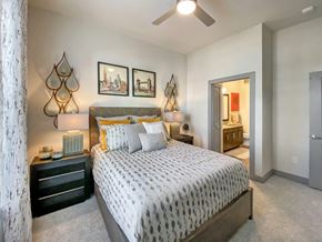 Kyle apartment for rent - Cromwell at Plum Creek Apartments Model Bedroom
