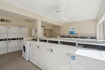 Three community laundry facilities