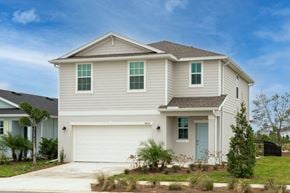 Babcock Ranch apartment for rent - a white house with green shutters and a driveway