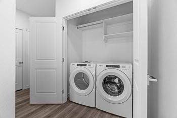 Front-load washer and dryer