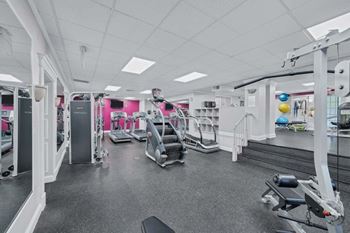 Fully equipped fitness center