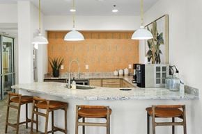 Gilbert apartment for rent - Desert Mirage Apartment Homes Clubhouse Kitchen