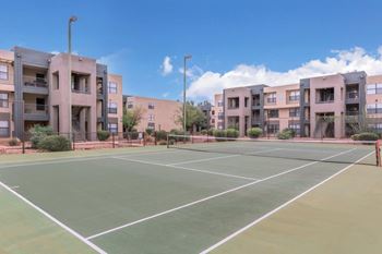 Two pickleball courts
