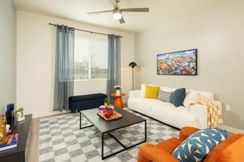 9' Ceilings in living areas
