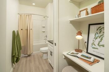 Workstation desk in studio and 1-bedroom homes